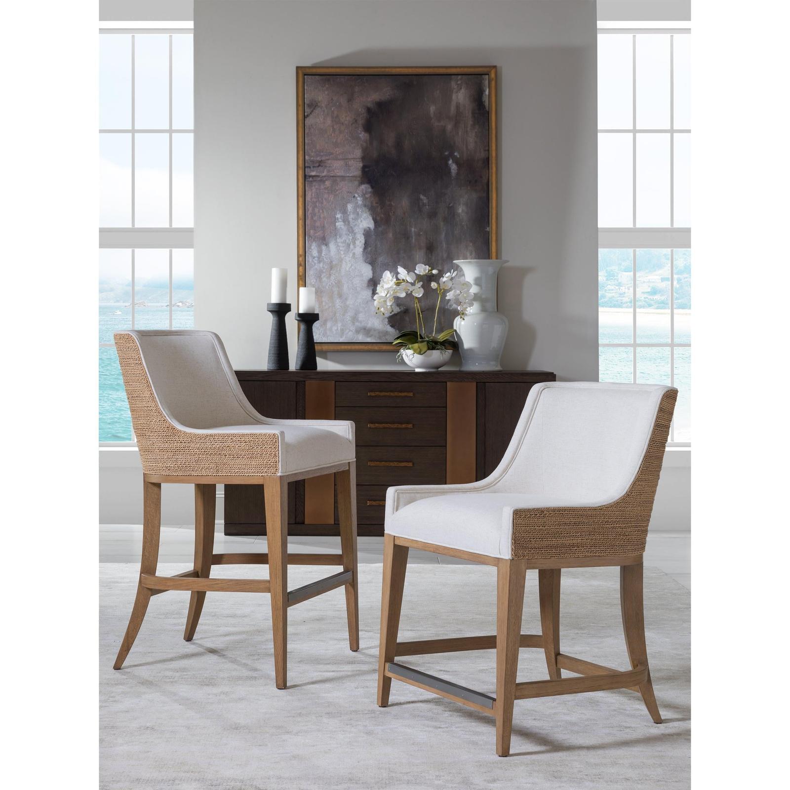 Artistica Home Simpatico Woven Back Bar Stool