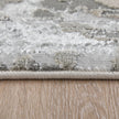 Feizy Micah 3336F Modern Abstract Rug in Silver/Gray/White