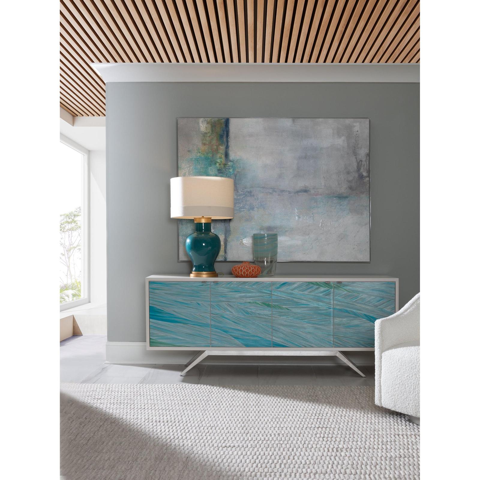 Artistica Home Signature Designs Blue Wave Media Console