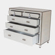 Global Views Argento Glass for Ann Gish Chest of Drawers