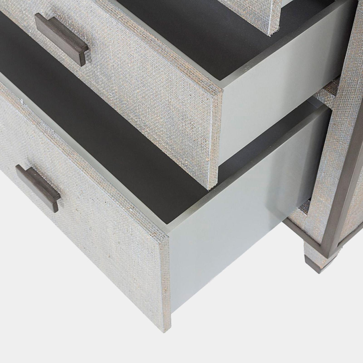 Global Views Argento Glass for Ann Gish Chest of Drawers