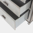 Global Views Argento Glass for Ann Gish Chest of Drawers