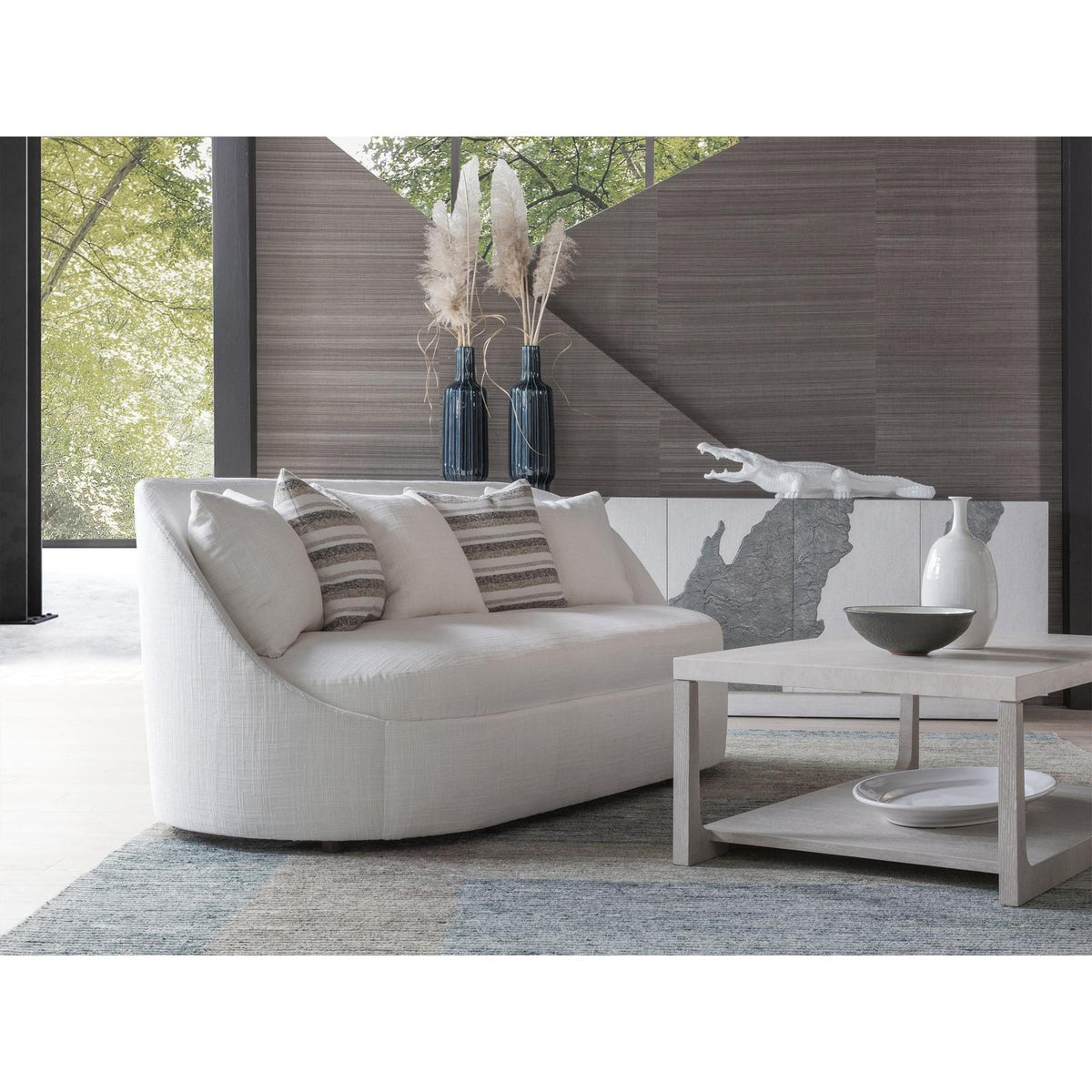 Artistica Home Artistica Upholstery Genevieve Bend Seat Sofa