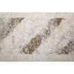 Feizy Vancouver 39NQF Modern Geometric Rug in Ivory/Tan/Brown