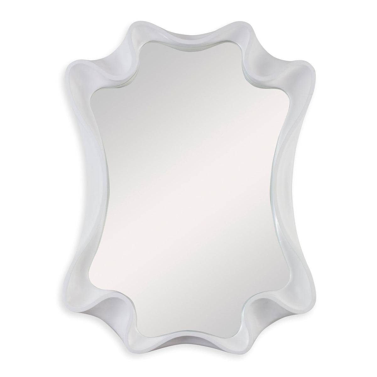Ambella Scalloped Mirror - Bright White