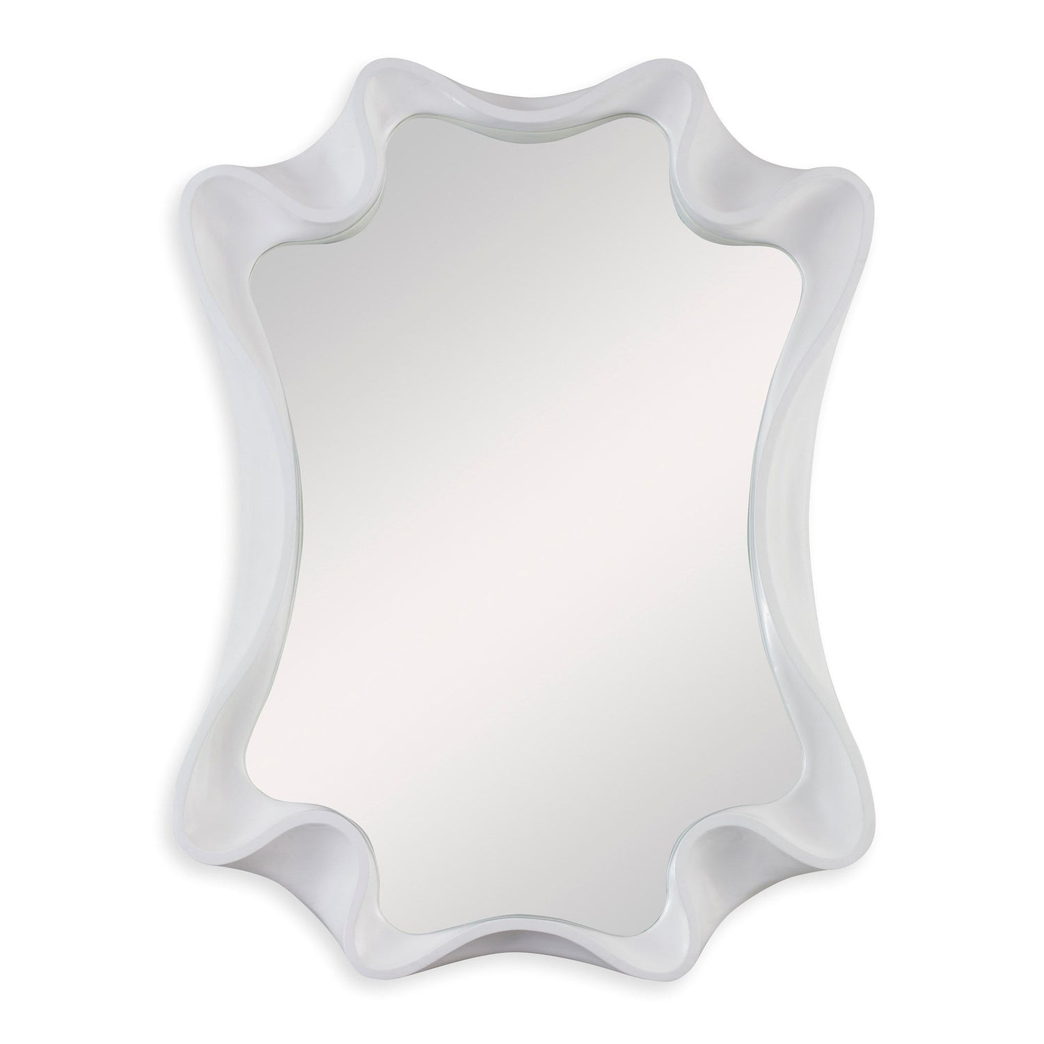 Ambella Scalloped Mirror - Bright White