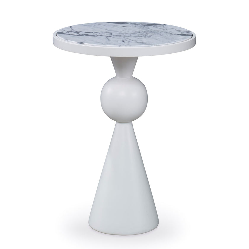 Ambella Minaret Accent Table - White