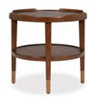 Ambella Crenellated Round End Table