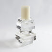 Global Views Brilliant Pillar Candle Holder