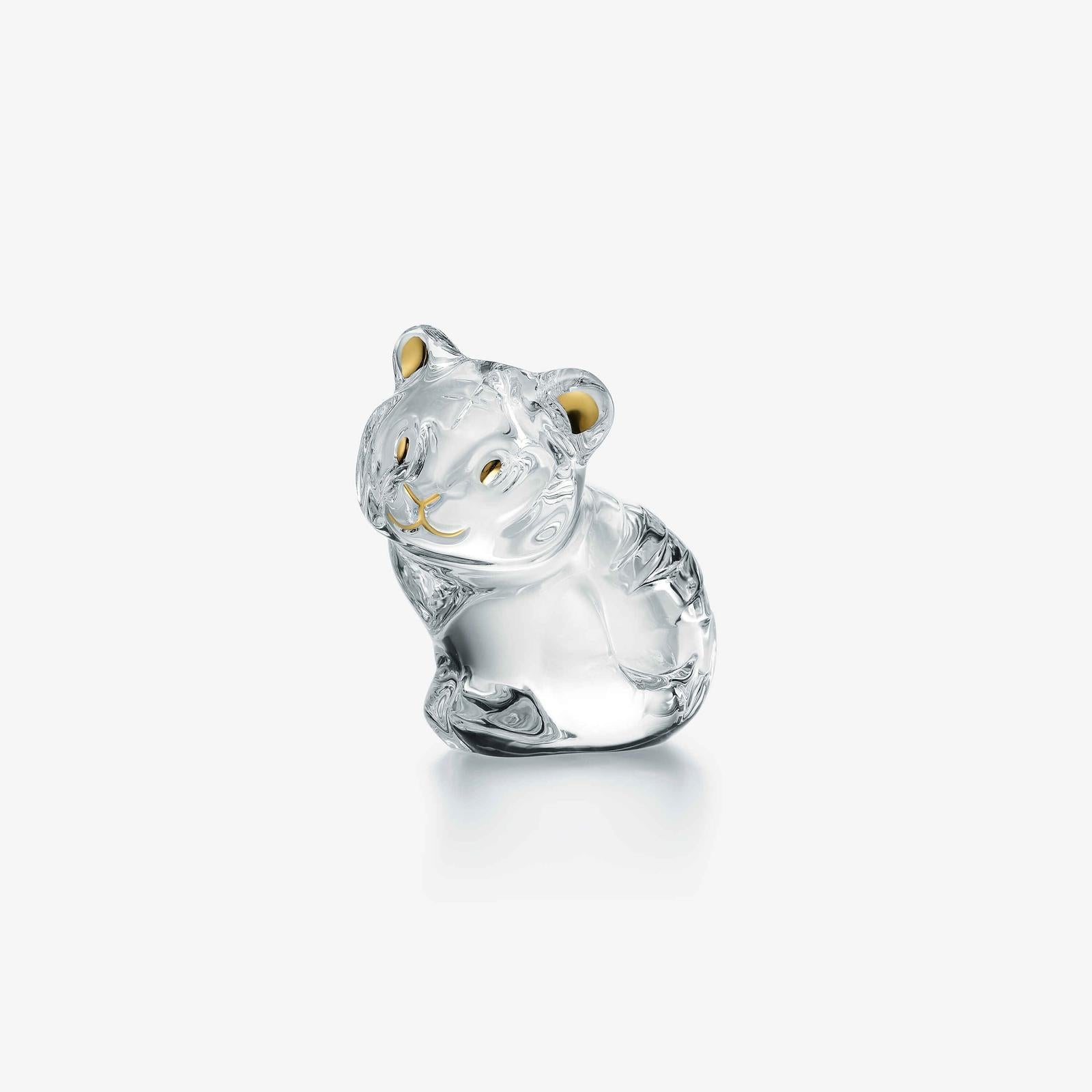 Baccarat Minimals Tiger Figurine