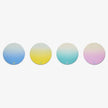 Baccarat Octogone Colors of Joy Pastel Coasters, Set of 4