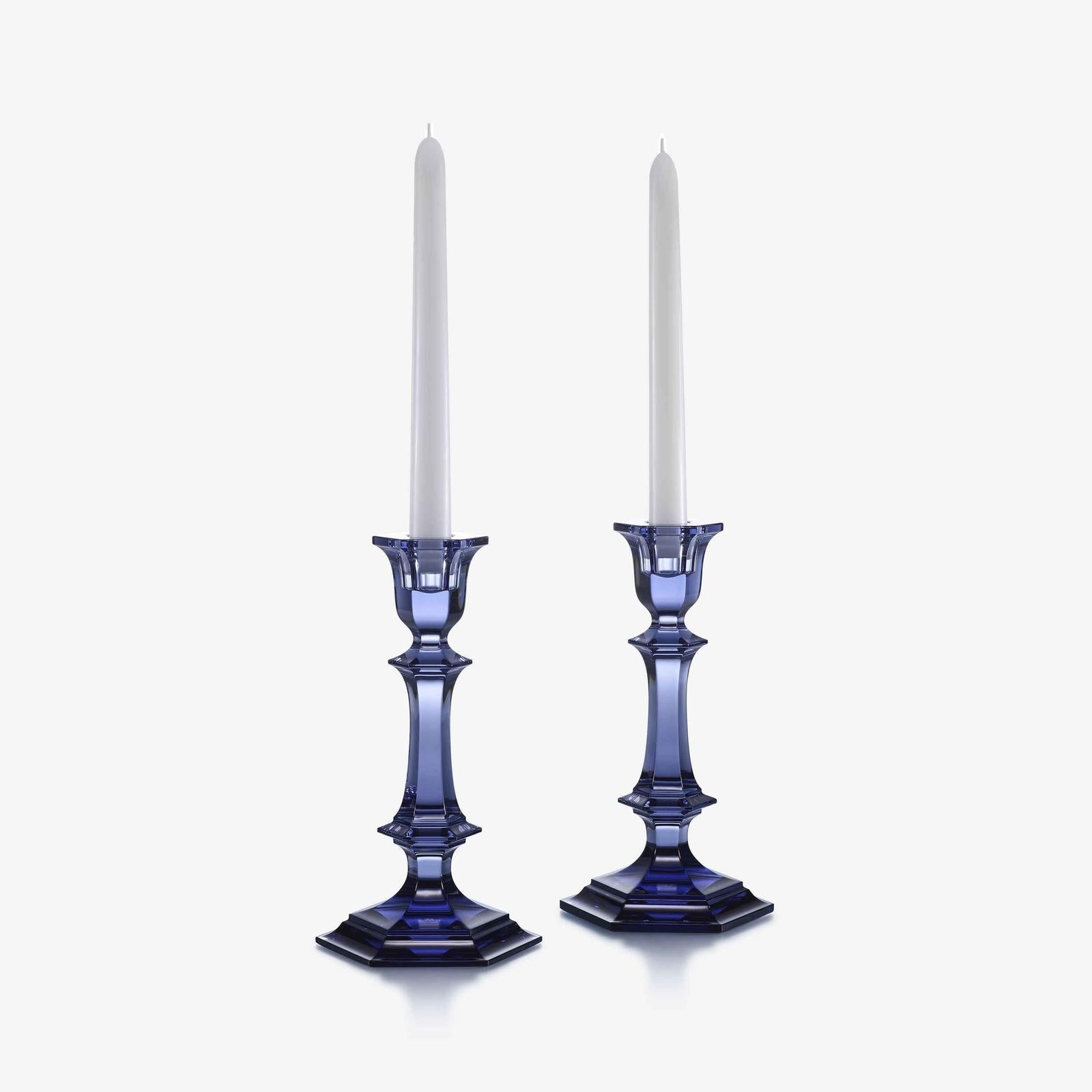 Baccarat Harcourt Candlesticks, Set of 2