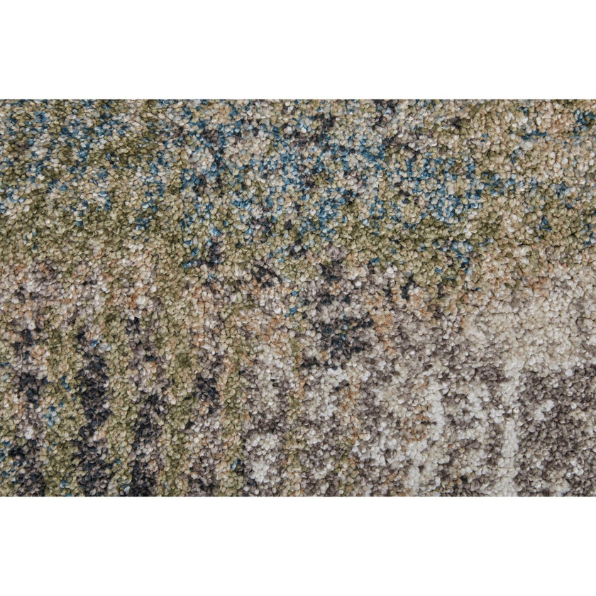 Feizy Skyview 39Q9F Modern Abstract Rug in Gray/Taupe/Ivory