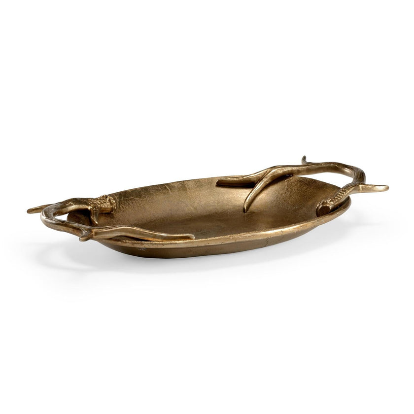 Wildwood Diana Brass Oval Tray