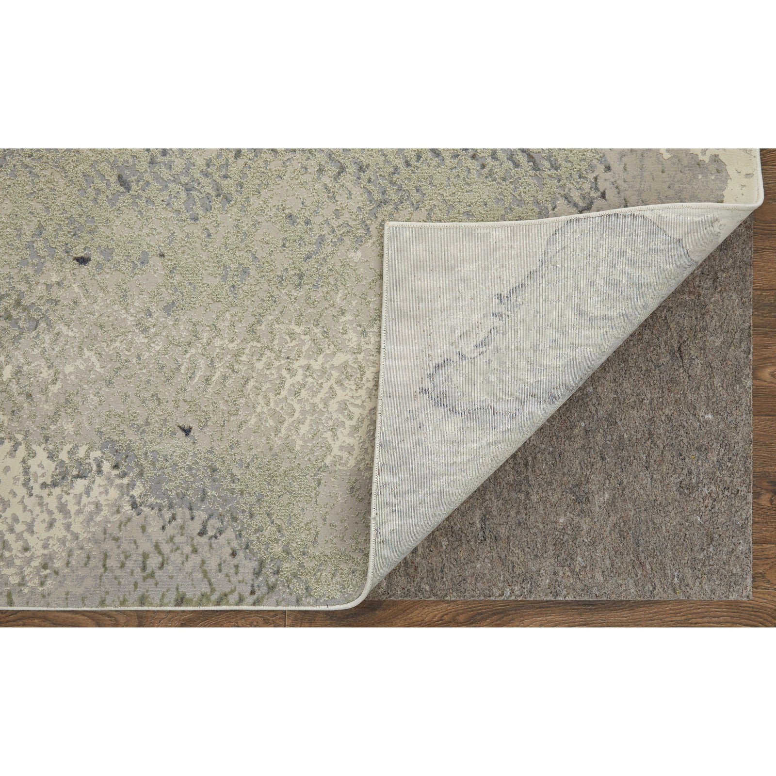 Feizy Clio 39LVF Modern Abstract in Taupe/Brown/Black