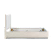 Michael Amini Pavira Bed with LED Lights - Stone