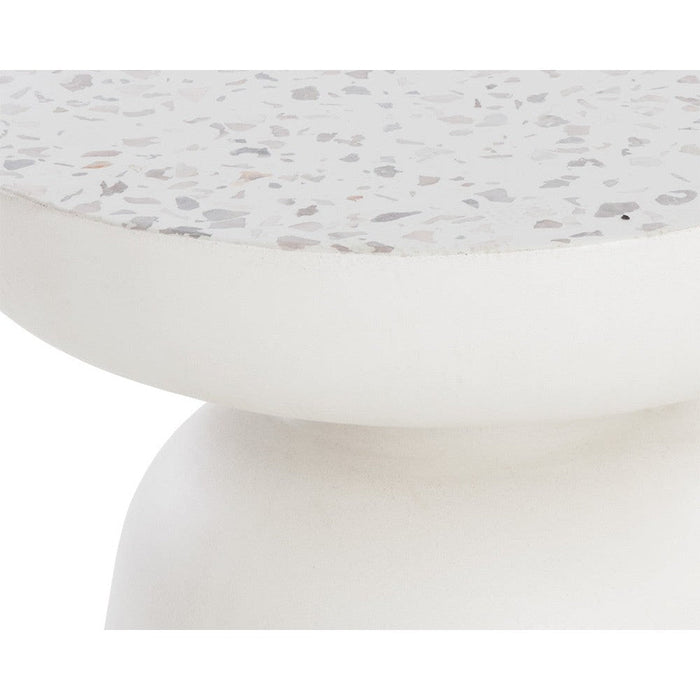 Sunpan Lucida End Table - Terrazzo