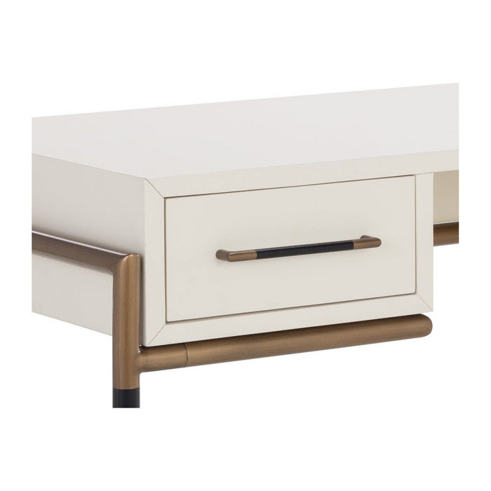 Sunpan Weldrick Desk - Oyster