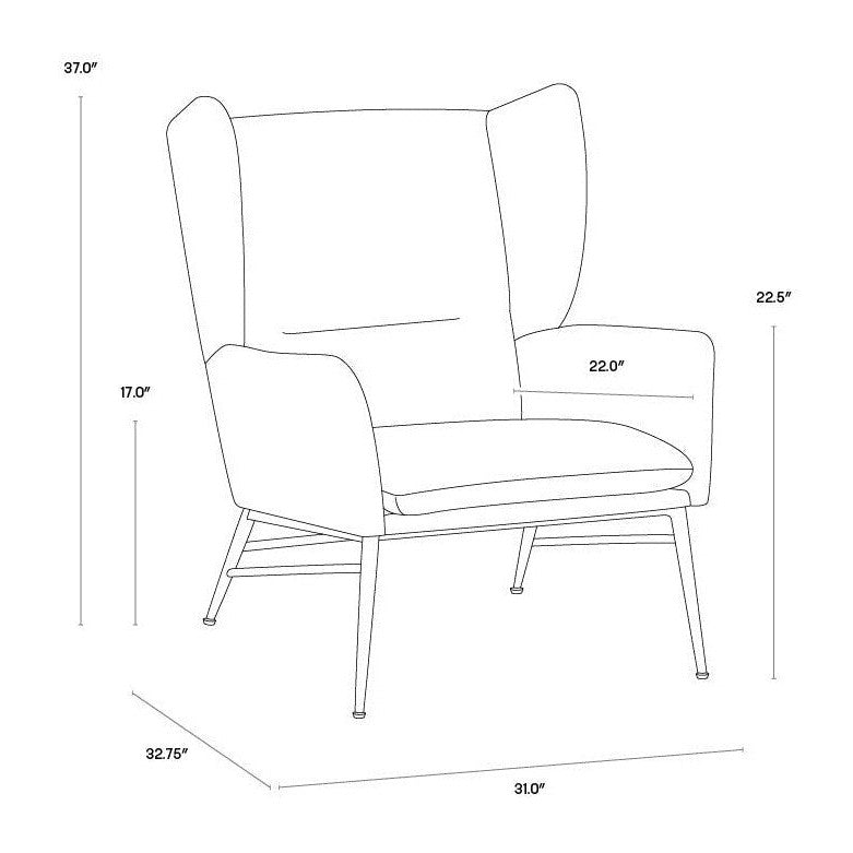 Sunpan Kasen Lounge Chair