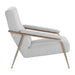 Sunpan Tutti Lounge Chair - San Remo Winter Cloud