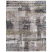 Feizy Skyview 39Q9F Modern Abstract Rug in Gray/Taupe/Ivory