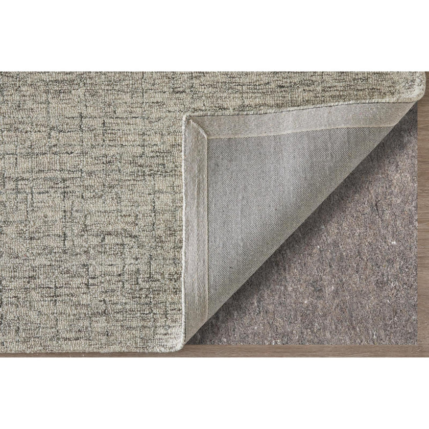 Feizy Belfort 8667F Transitional Solid Rug in Ivory/Gray/Taupe