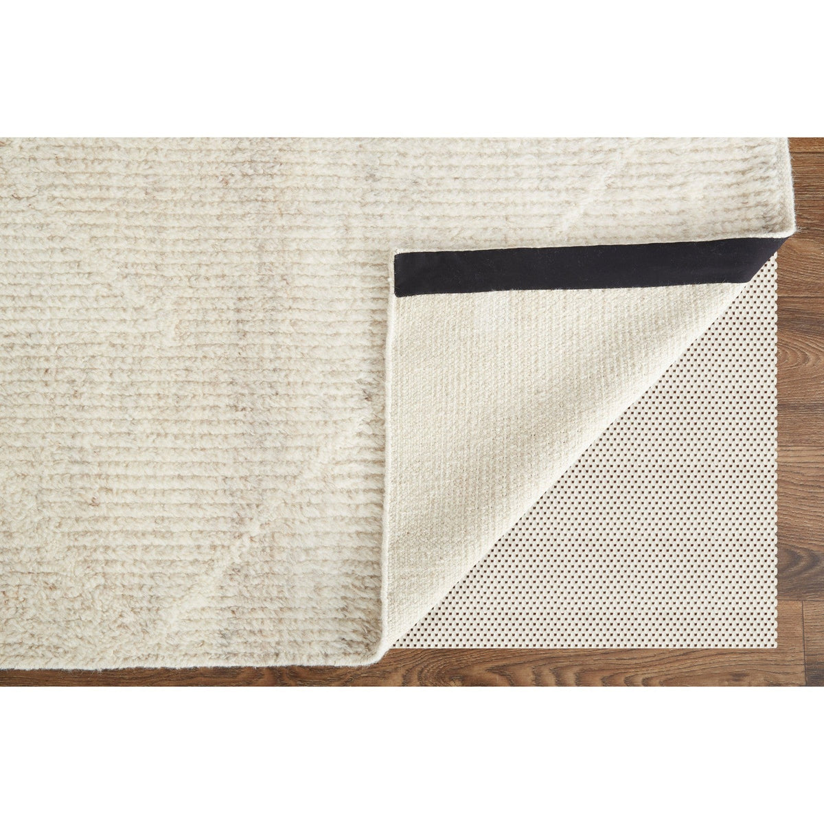 Feizy Alford 6921F Modern Solid in Ivory/Tan