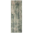 Feizy Eden 39QYF Modern Abstract Rug in Green/Ivory/Brown