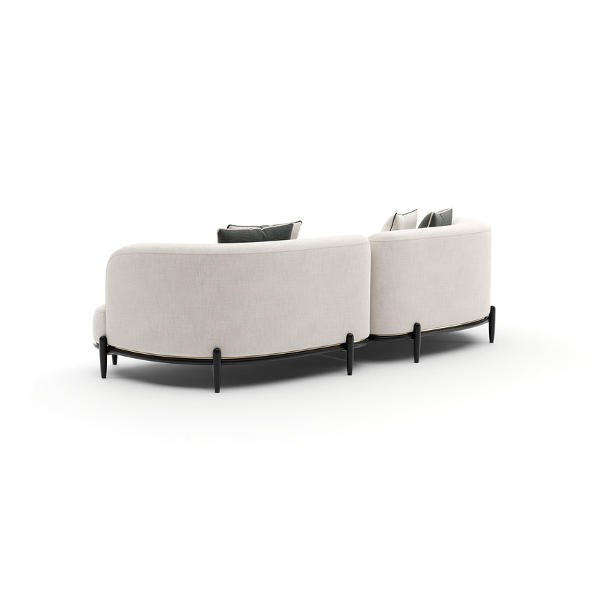 Caracole Madera Sectional