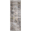 Feizy Melrose 39P0F Transitional Distressed Rug in Gray/Red/Blue