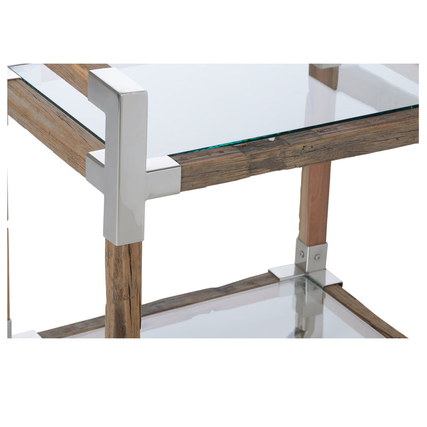 Wildwood Rustic Glam Bar Cart