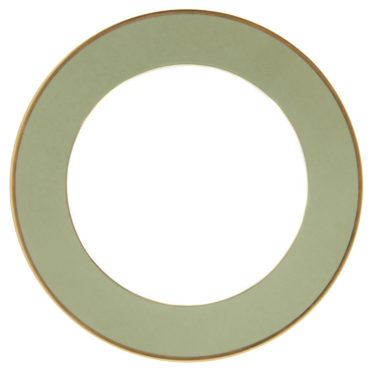 Haviland Les Presentations Underplate - Light Green Gold