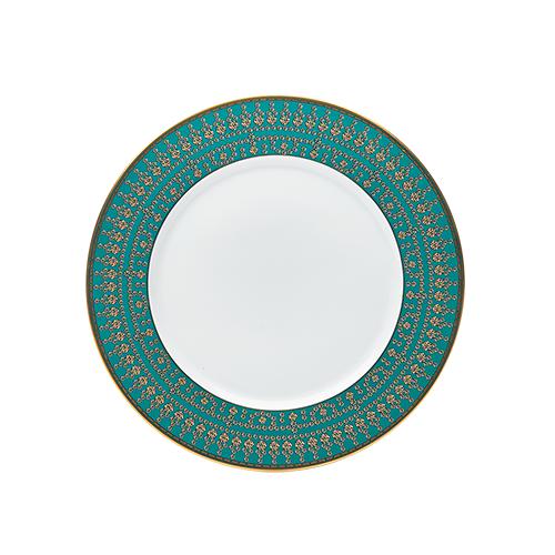 Haviland Tiara Dessert Plate - Peacock Blue Gold