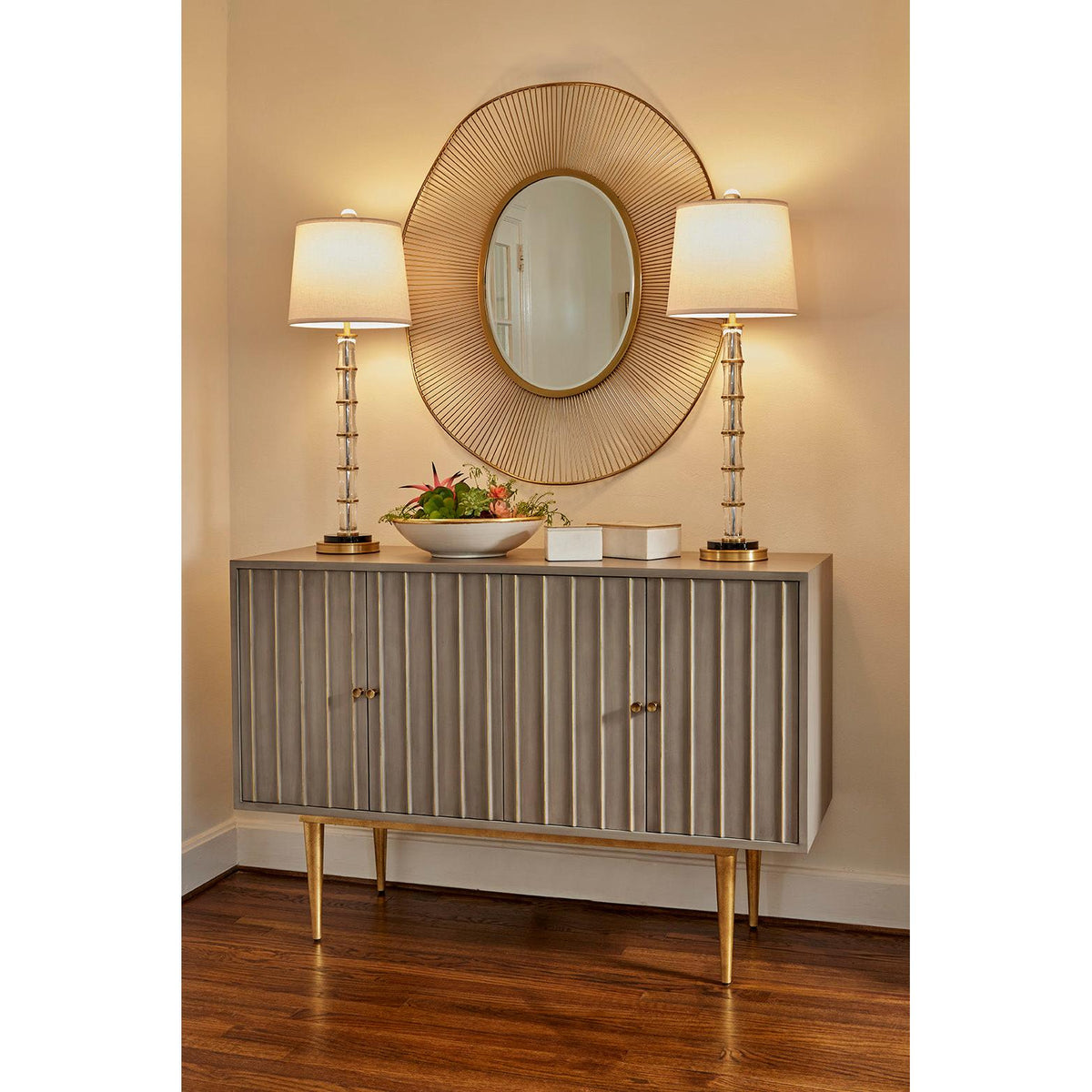 Wildwood Luton Brass Finish Mirror