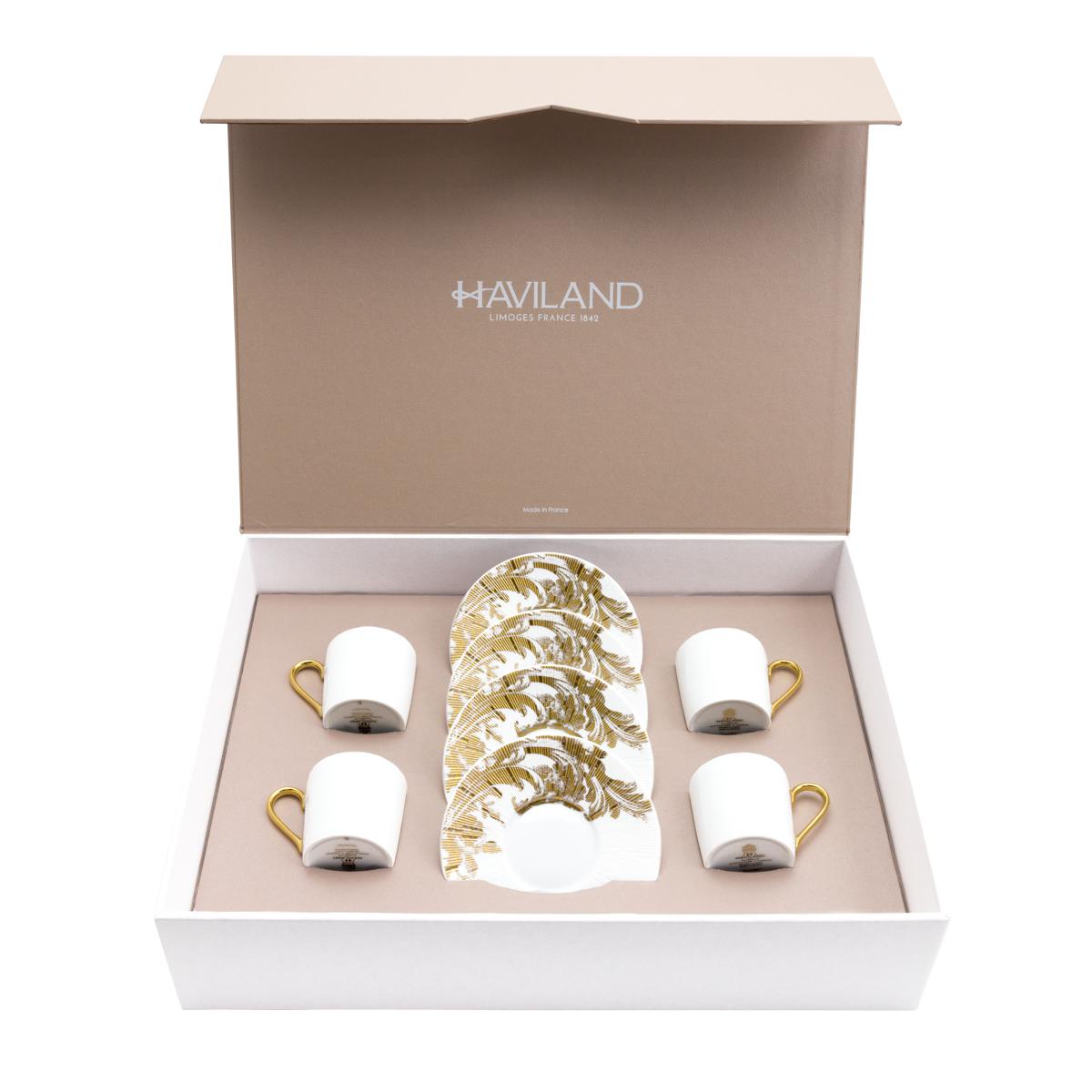 Haviland Stanislas Coffee Cup and Saucer