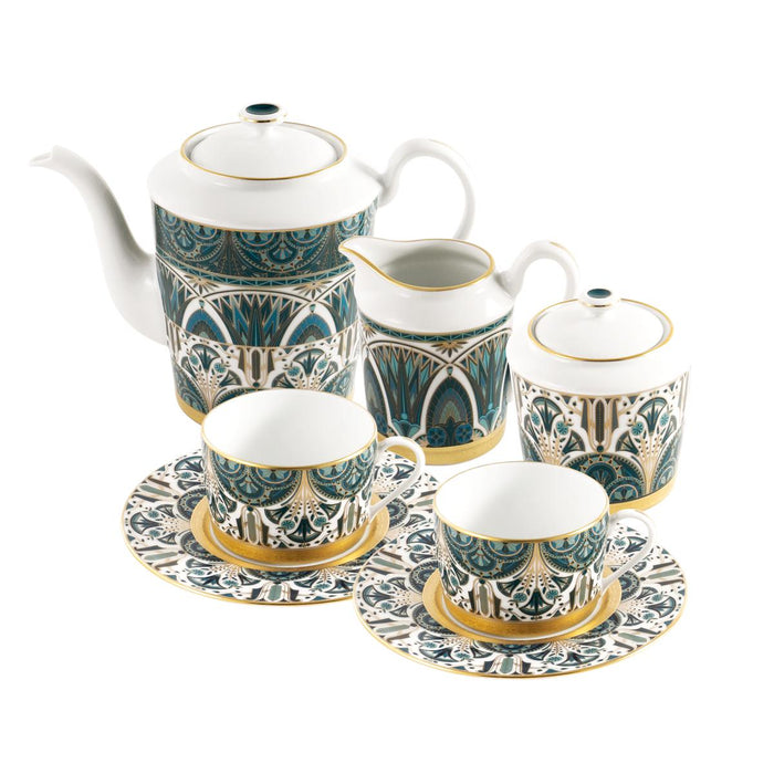 Haviland Reves Du Nil Teatime Set - Gold