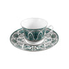 Haviland Reves Du Nil Cappuccino Cup and Saucer - XL - Platinum