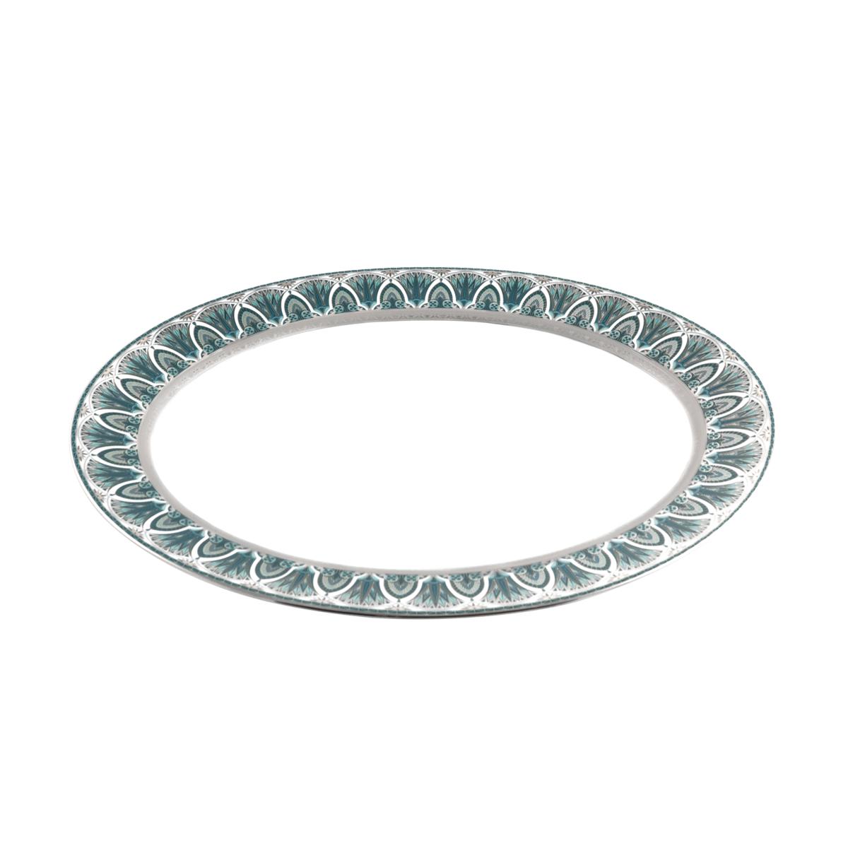 Haviland Reves Du Nil Oval Dish - Platinum