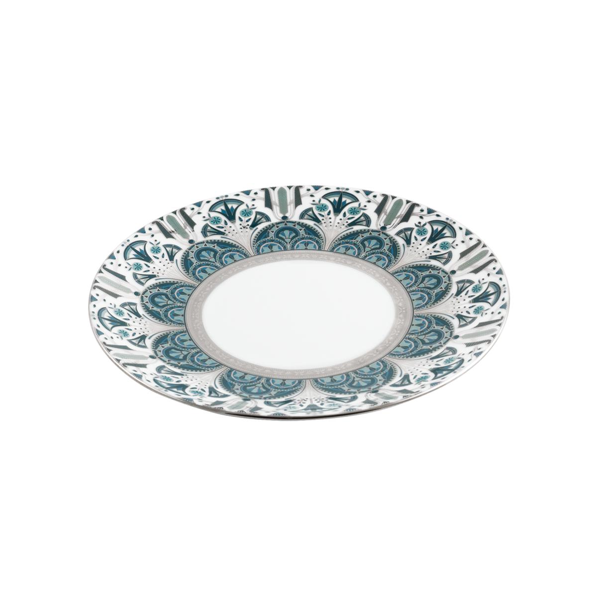 Haviland Reves Du Nil Dessert Plates - Platinum - Set of 4