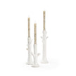 Wildwood Faux Bois Candlesticks - Set of 3