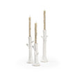 Wildwood Faux Bois Candlesticks - Set of 3