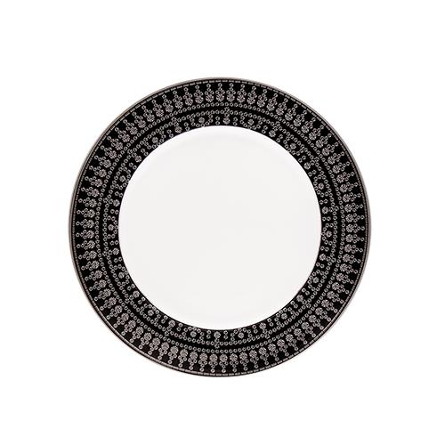 Haviland Tiara Dessert Plate - Black Platinum