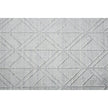 Feizy Redford 8847F Transitional Solid in White/Silver