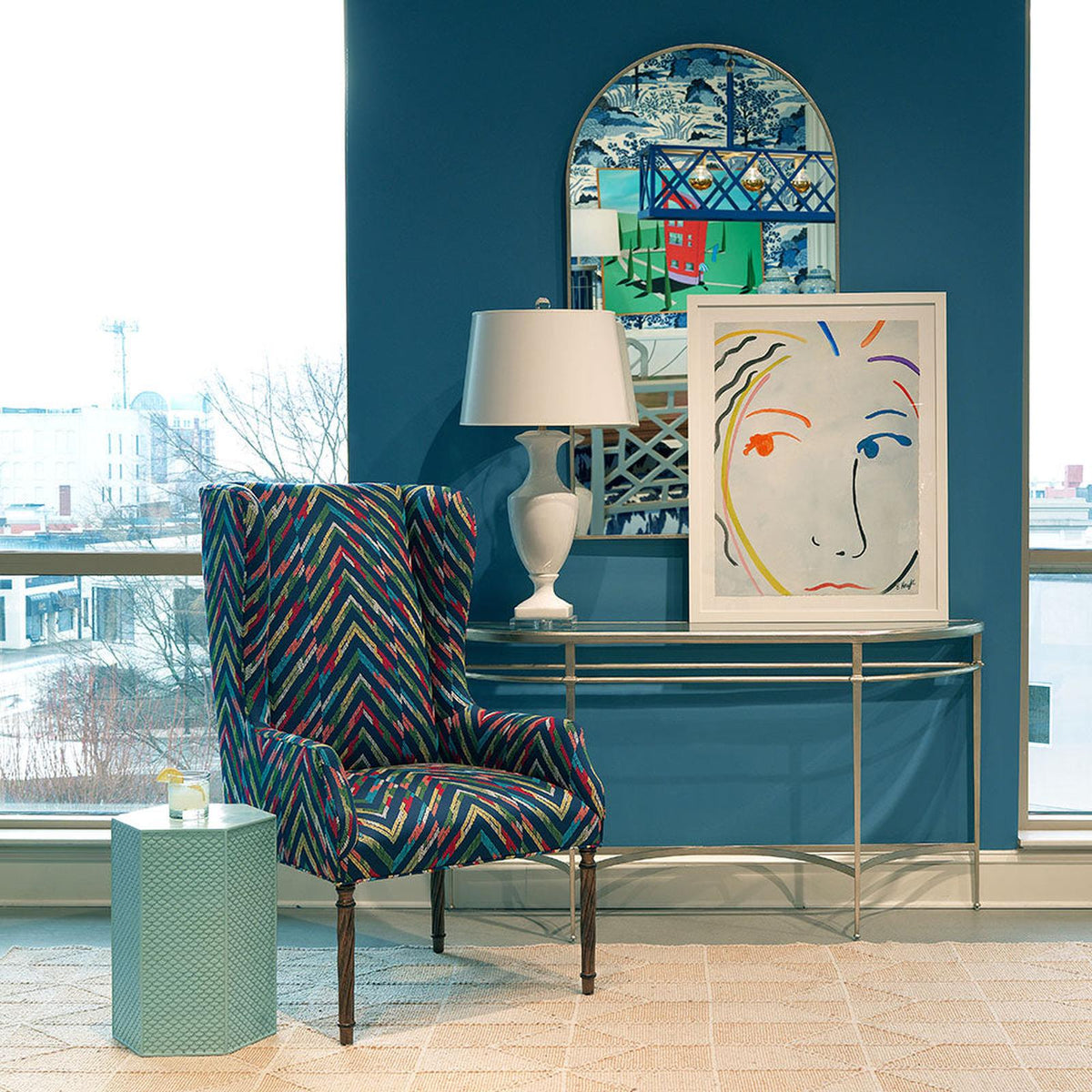 Woodbridge Furniture Poseidon Drink Table