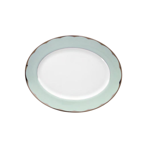 Haviland Illusion Oval Dish - Large - Mint Platinum