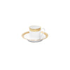 Haviland Plumes Espresso Cup and Saucer