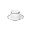 Haviland Plumes Cappuccino Cup and Saucer