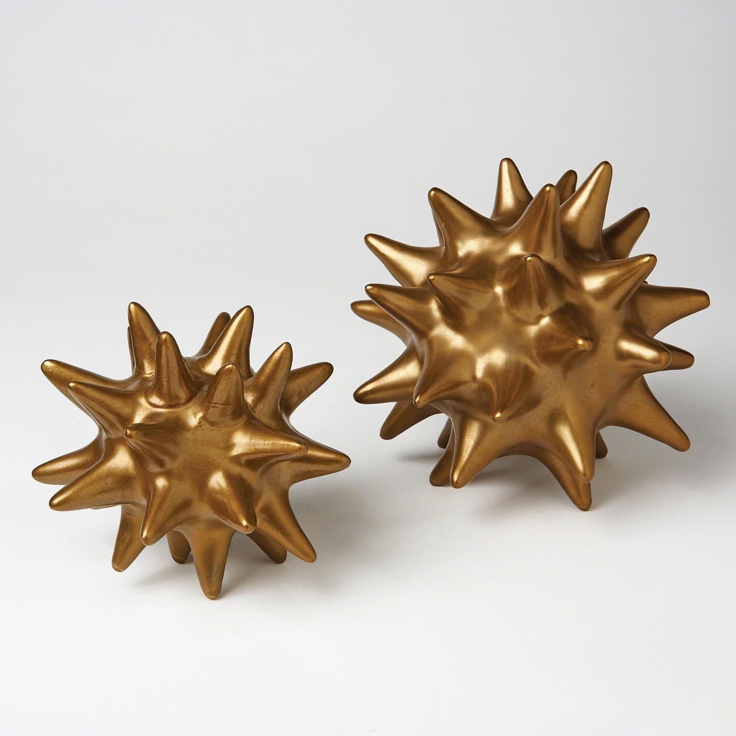 Global Views Urchin - Antique Gold