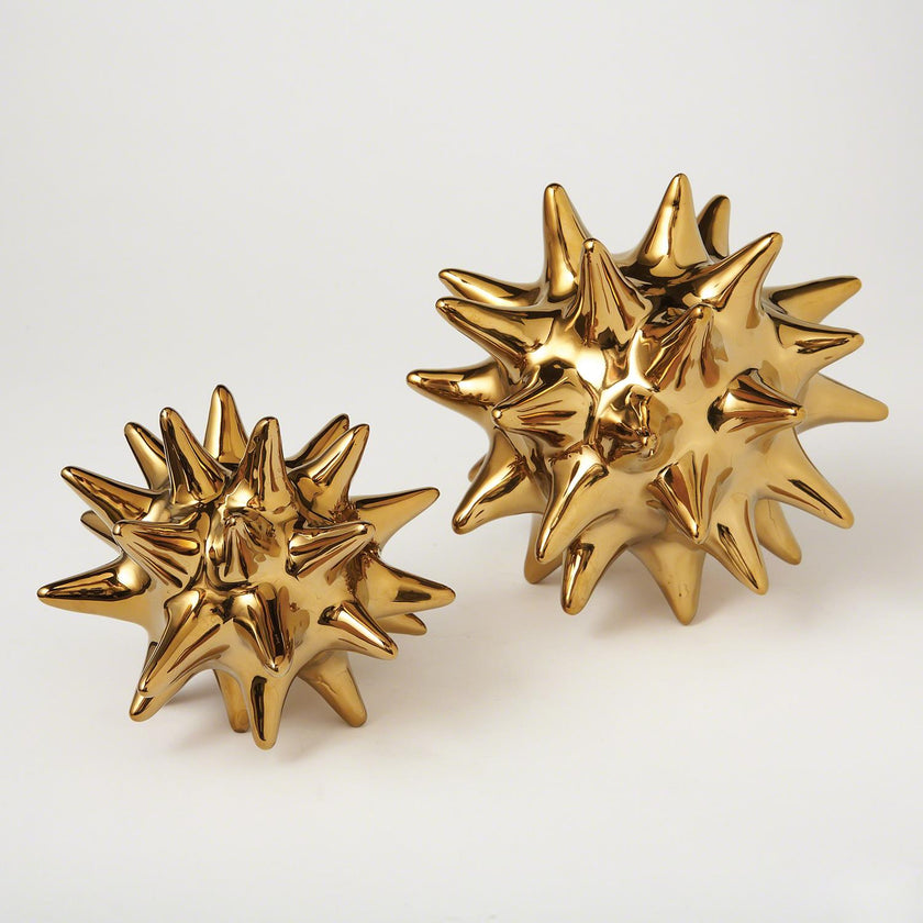 Global Views Urchin - Bright Gold