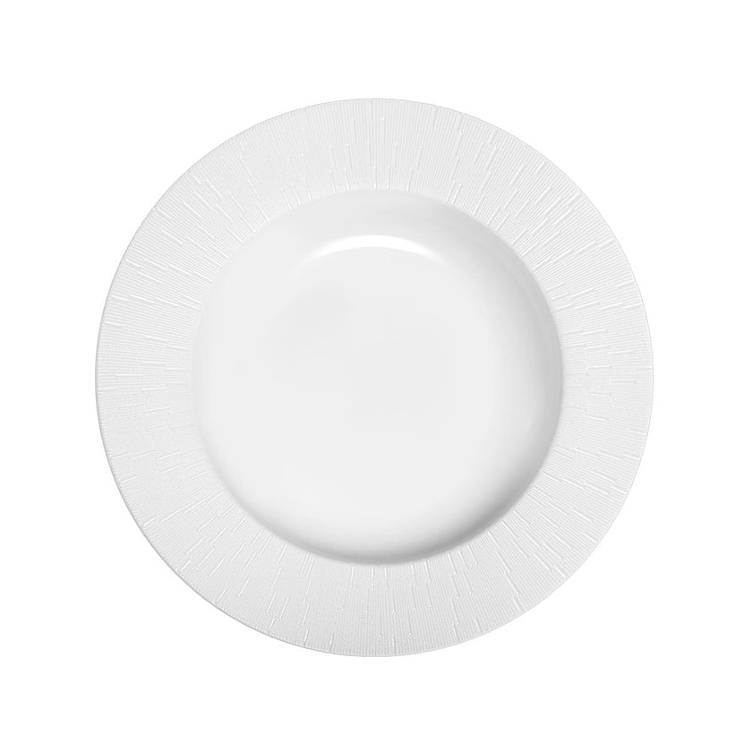 Haviland Infini Blanc Rim Soup Plate